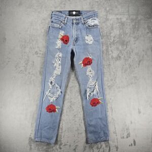 Nasty Gal After Party Rose Above It Women's Jeans Size 27 Levi's Collab